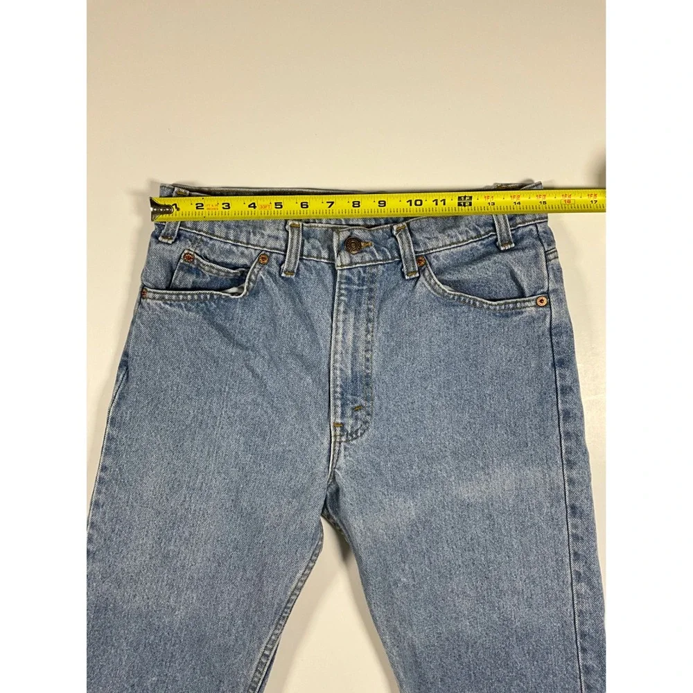 Vintage 90s Levis 505 Orange Tab Denim Shorts Light Wash Mens 32 USA
